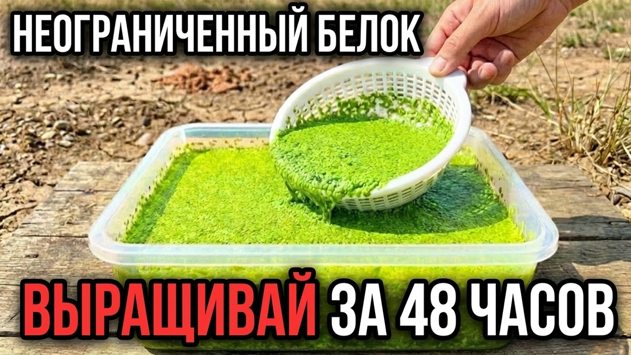 Выращивайте неограниченное количество белка в ведре. Удваивается каждые 48 часов. Настройка