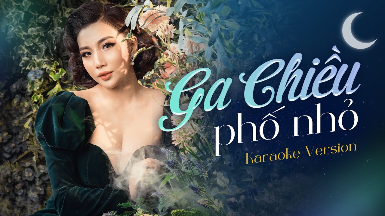 Ga Chiều Phố Nhỏ (KARAOKE version) - Phương Phương Thảo | Nhạc tình ca lãng mạn