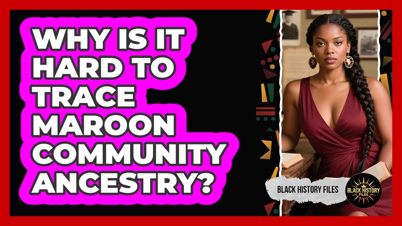 Why Is It Hard To Trace Maroon Community Ancestry? - Black History Files