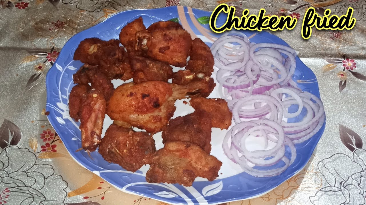 Spicy Chicken fried Fried chicken recipe in Urdu Hindi by Cooking with Ghana YouTube