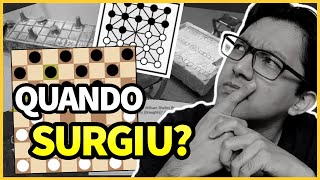 Jogo de damas com conteúdo de história