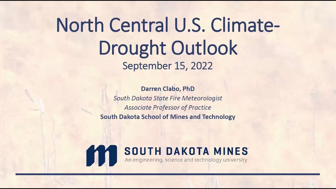 North Central U.S. Climate and Drought Summary and Outlook - YouTube