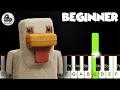 Steve S Lava Chicken A Minecraft Movie BEGINNER PIANO TUTORIAL By Betacustic 