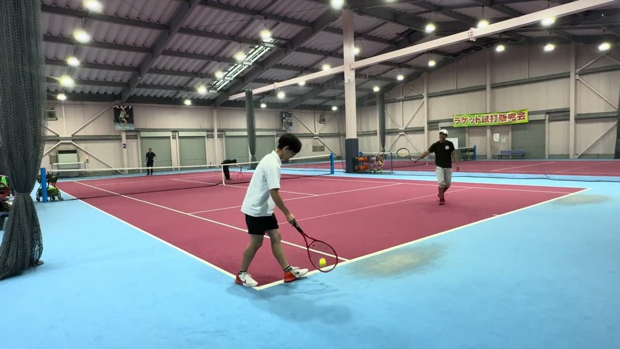 2026年2月25日 ダブルス練習 平野•鈴木ＶＳ岸•谷津