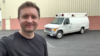 Used Ambulance for sale by Pilip Ambulances  2002 Ford E350 7.3L Low miles McCoy Miller Type II Van