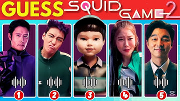 Guess Squid Game 2 Characters by Their Voice & Emojis ~ Squid Game Season 2 Quiz |Thanos, Player 456