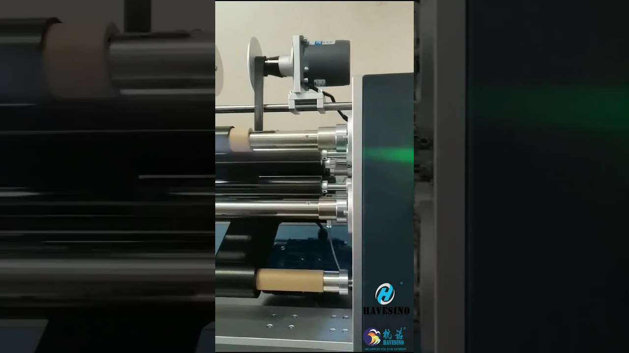 Mini thermal transfer ribbon slitting machine 