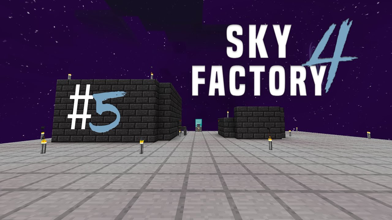 Minecraft Sky Factory 4 #5: 2 cái lò nung kim loại - YouTube