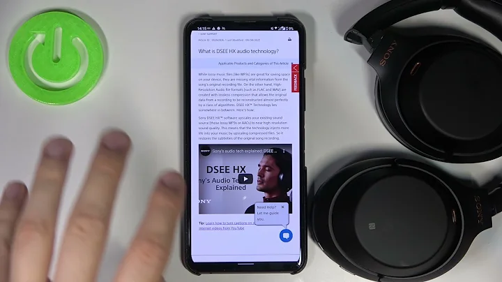 How to Activate DSEE HX in Sony WH-1000XM3?