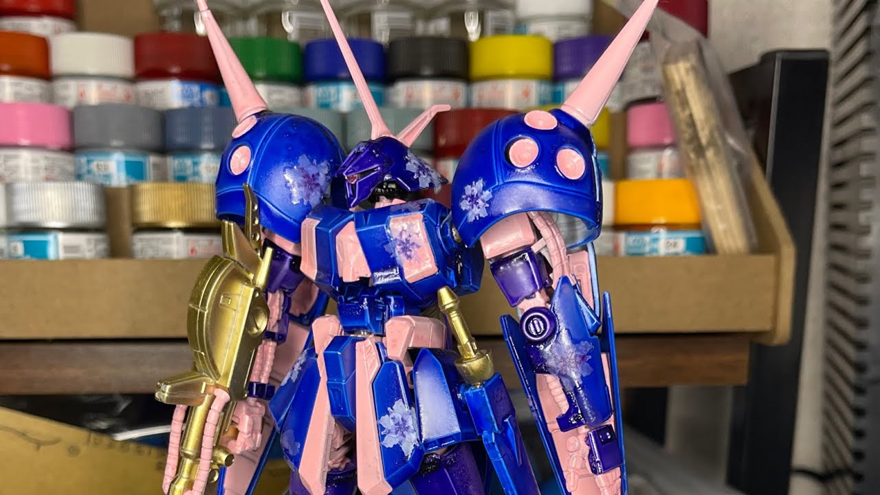 ガンプラ Hg R ジャジャ Twilight Axis Ver 全塗装 ゆめかわいいカスタム 制作日記 Youtube