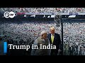 Trump starts India trip with huge stadium rally | DW News