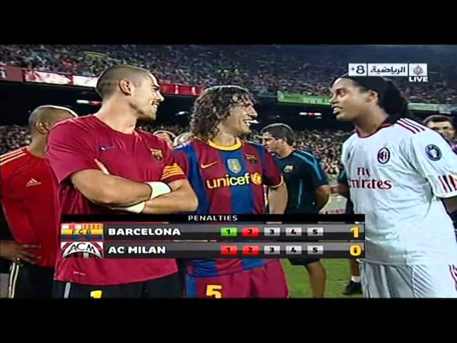 Penalties Barcelona 3-1 AC Milan 25-08-2010 class=