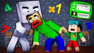 Minecraft - BALDI'S BASICS - EVIL SOCK EATS BALDI ALIVE!