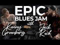 Epic blues jam  jack ruch  kenny greenberg play together for the first time completely improvised