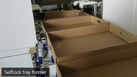 WIN-WIN PACK Self-locking tray former machine