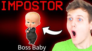 Can We Beat AMONG US But BOSS BABY Is The Imposter!? (NEW SKIN LEAKED!)