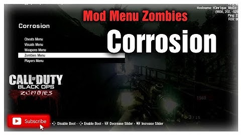[BO1/1.13/PS3] Black Ops 1 Corrosion Zombies Non-Host/Host Mod Menu SPRX + download free