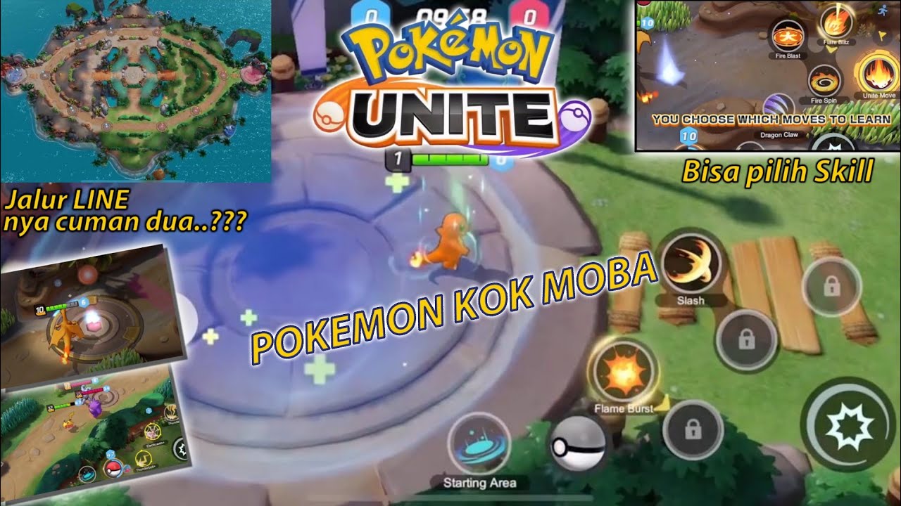 Pokemon kok moba - POKEMON UNITE GAME PLAY