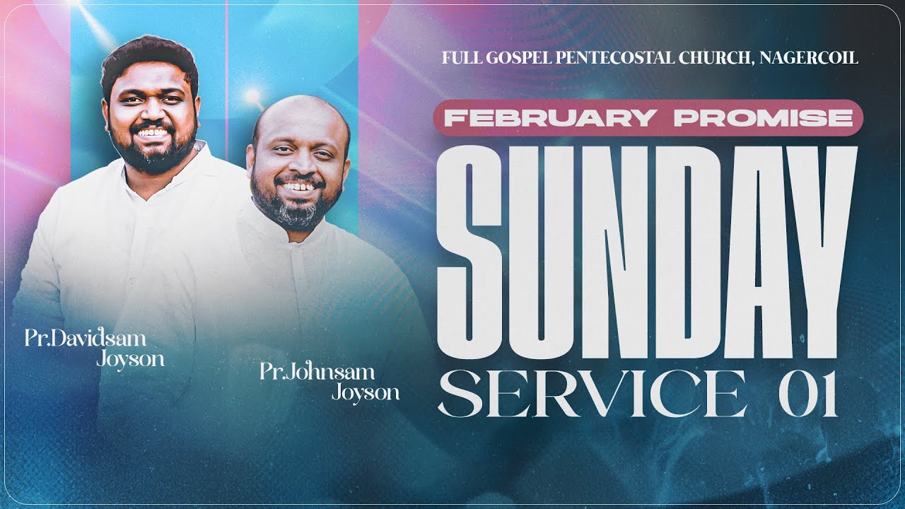 SUNDAY SERVICE - 01 (01-02-2026) | JOHNSAM JOYSON | DAVIDSAM JOYSON
