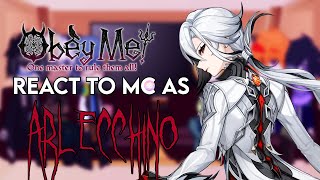 Obey me BROTHERS react to MC as Arlecchino || Genshin impact + Obey me!