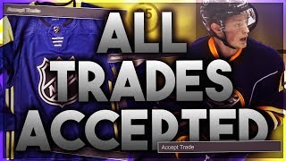 ACCEPTING ALL TRADES WITH THE ATLANTIC ALL STARS (NHL 18 FRANCHISE MODE CHALLENGE)