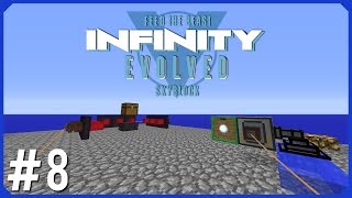 FTB Infinity Evolved Skyblock - Episode 8 - Snow, Upgrades, Lasers & Grass