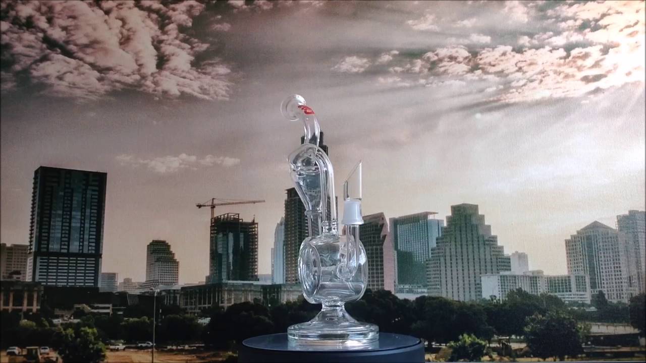 Bio Hazard Inline Recycler Dab Rig