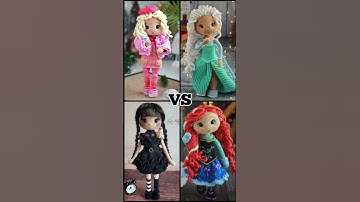 Thumbnail of Enid VS Elsa VS Wednesday VS Anna #shorts