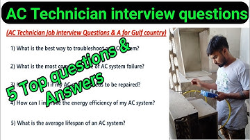 ac technician interview || ac technician interview for gulf || ac technician interview questions