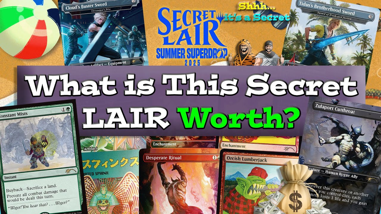 MTG Summer Superdrop 2025 Secret Lair x FINAL FANTASY: Grimoire 