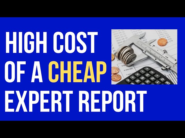 The High Cost of a Cheap Expert Report:  How the wrong expert can destroy your subrogation claim