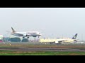 Boeing 787-8 Dreamliner VS Boeing 777-300ER Ethiopian Airlines &amp; Saudia Take Off Landing CGK Airport