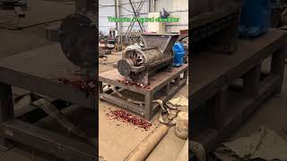 Soft Materials Spiral Shredder Textile PP Raffia Rope Spiral Shredder Crusher Machine
