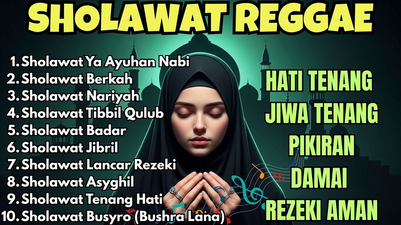 🎶 Sholawat Reggae Penenang Hati | Cocok Saat Lelah 🕊️