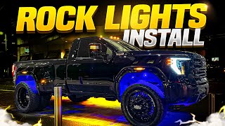 Rocklights Install on The Dually Giveaway!