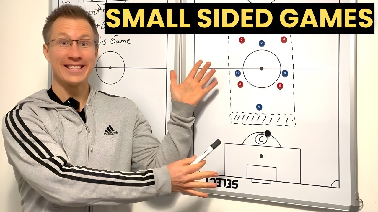 5 Small Sided Games For High Intensity | UEFA C/B Coaching Tactical Board