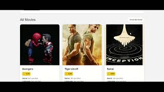 BookMyShow Clone Project | Full Stack Web Development | Django & Python | College Project Demo