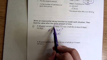 Exponential Decay -- Half-Life!