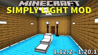 SIMPLY LIGHT MOD - NUEVAS ILUMINACIONES PARA DECORAR EN MINECRAFT!! - MINECRAFT REVIEW MOD 1.21.1