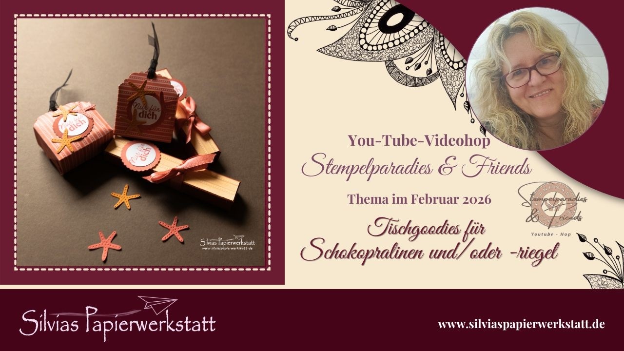 Tischgoodies  für Schokopralinen und -riegel #stempelparadiesundfriends #stampinupdeutschland