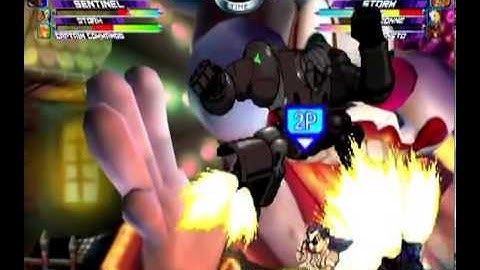 Evo2005 MvC2 Genghis vs Aaron Thomas G3