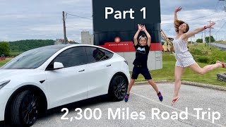 Tesla Model Y Road Trip AND We Drove It Like a Regular Car (Part 1)