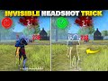 ONLY 0.01% PLAYERS KNOW ABOUT THIS 😨 INVISIBLE HEADSHOT TRICK IN FREE FIRE