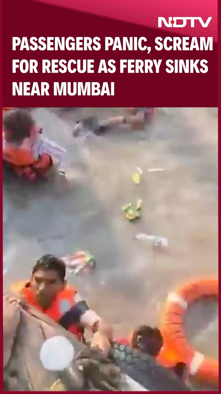 Mumbai Boat Accident: Passengers Panic, Scream For Rescue As Ferry Sinks Near Mumbai