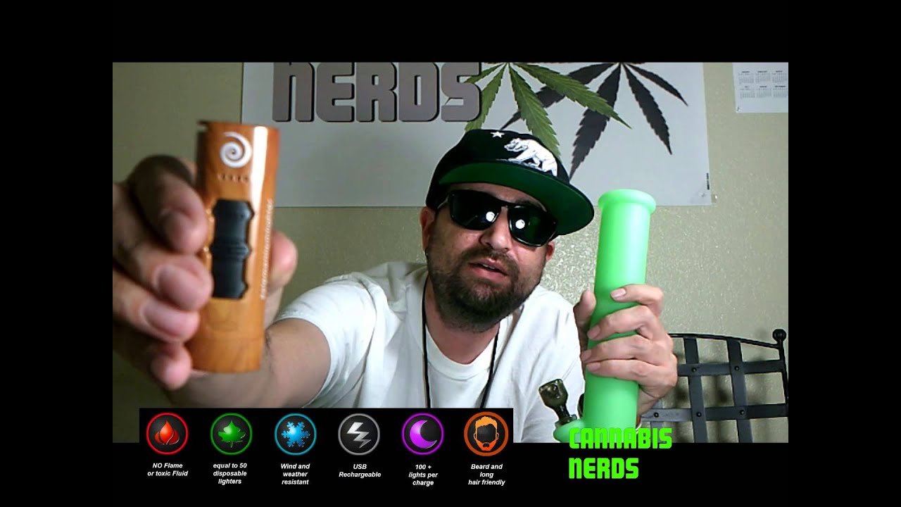 Cannabis Nerds Strain Review: Kosher Tangie (w/ Strong Silicone / Elementium Lighter)