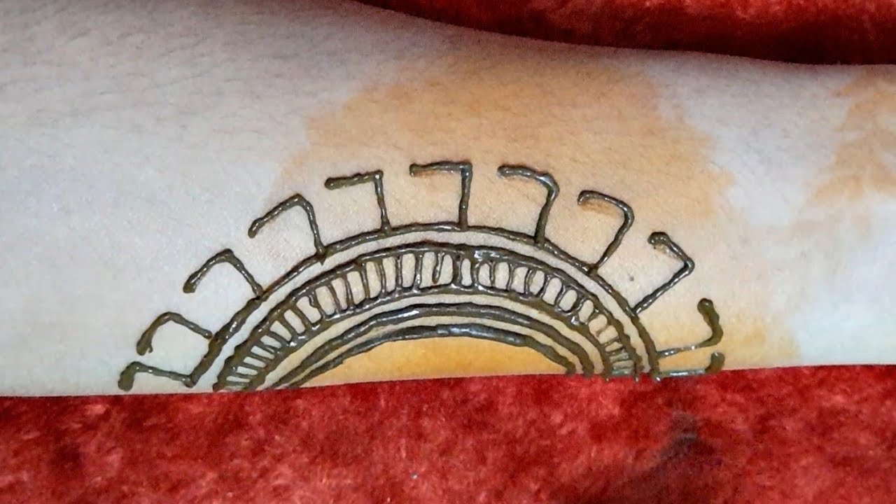 very easy beautiful mehandi design//aasan mehandi design//leatest ...
