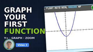 TI-84 Evo – How to Graph a Function (Y= Editor, ZOOM & WINDOW) | Algebra 2 with Jonah