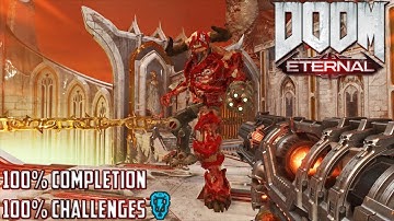 DOOM Eternal - Level 11 Nekravol Part 2 [100% SECRETS COMPLETION]