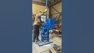 Exmork EX2-40 manual clay interlocking brick making machine