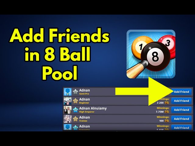 Play 8 Ball Pool With Friends